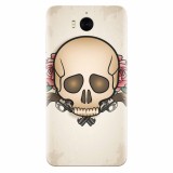 Husa silicon pentru Huawei Y6 2017, Skulls And Roses