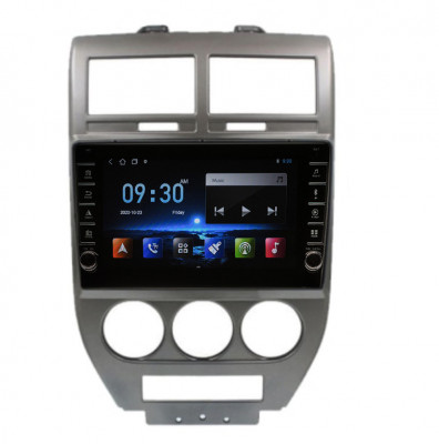 Navigatie Jeep Compass 2006-2011 AUTONAV Android GPS Dedicata, Model Classic, Memorie 128GB Stocare, 6GB DDR3 RAM, Display 10&amp;quot; Full-Touch, WiFi, 2 x U foto