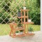 vidaXL Suport pentru flori, 95 x 25 x 96 cm, lemn masiv de brad 362880