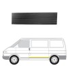 Segment reparatie podea Volkswagen Transporter (T4)/Caravelle/Multivan, 07.1990-03.2003, montare spate, in compartiment bagaje; lungime 1500, latime