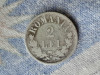 2 LEI 1876 - CAROL.I - argint. ROMANIA