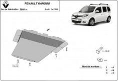 Scut motor metalic Renault Kangoo 2008-prezent foto