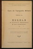 rara 1933 BUSOLA in ACTIUNILE INFANTERIEI si CAVALERIEI 136 pg 48 fig Maior Lipovan Gheorghe TOPOGRAFIE MILITARA II. Sibiu. Armata. Cartonata Stare FB