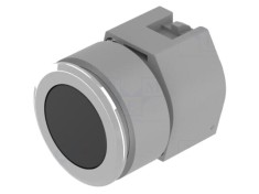 Comutator EAO 30mm acționat prin apăsare, cod 704.012.018, negru, poziție stabilă