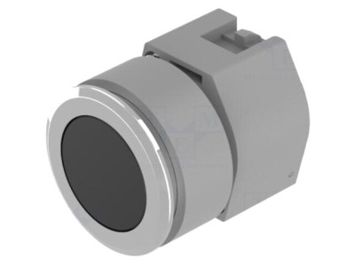 Comutator EAO 30mm acționat prin apăsare, cod 704.012.018, negru, poziție stabilă foto