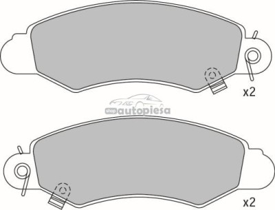 Set placute frana,frana disc SUZUKI SWIFT II Hatchback (EA, MA) (1989 - 2005) KRIEGER 0950006369 foto
