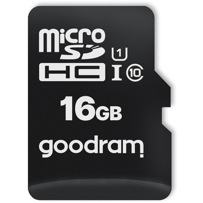 Card de memorie MicroSD Goodram cu Adaptor SD, Memorie 16 GB, Standard UHS-I SmartElectro IntelligentHouse foto