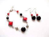set onix si howlite rosu 37564