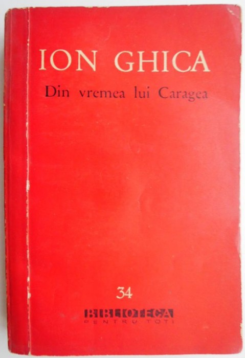 Din vremea lui Caragea &ndash; Ion Ghica