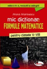 Mic dictionar de formule matematice pentru clasele V-VIII, Aramis
