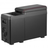 Frigider auto cu compresor, Cotiera, 8 l, 12/24 V DC, 110-240 V AC, -20 ℃ la 20 ℃, Bluetooth, 45 W, Incarcare Wireless telefon, Oem
