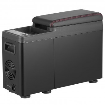 Frigider auto cu compresor, Cotiera, 8 l, 12/24 V DC, 110-240 V AC, -20 ℃ la 20 ℃, Bluetooth, 45 W, Incarcare Wireless telefon foto