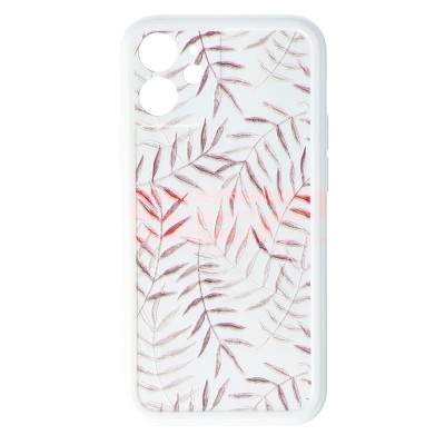 Toc TPU Vintage Leaves Apple iPhone 12 mini Design 02 foto