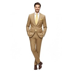 Costum barbati slim crem CTSL23