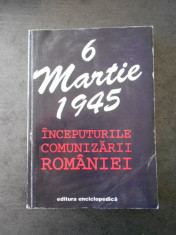 6 MARTIE 1945. INCEPUTURILE COMUNIZARII ROMANIEI foto