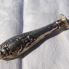 SIGILIU argint BIEDERMEIER 1850 FRANTA de colectie SPLENDID patina MINUNATA rar