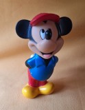 Mickey Mouse este un personaj de desene animate creat de Walt Disney - jucarie - figurina din cauciuc, aprox 14 cm inaltime