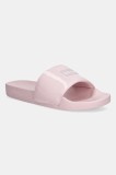 Tommy Jeans papuci FLAG POOL SLIDE PATENT culoarea roz, EN0EN02901