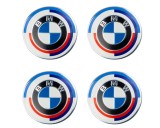 Cumpara ieftin Capac Janta Aliaj BMW 68mm, Editie Aniversara 50 Ani - E90 F30 F10 F20 G30 E60 X1 X3 X5 X6 GT - Aluminiu + ABS