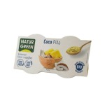 Desert cu Cocos si Ananas Bio Natur Green 2x125gr