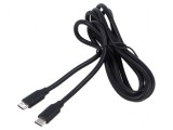 Cablu USB 2.0 USB C 1,5m negru PVC 60W