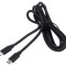 Cablu USB 2.0 USB C 1,5m negru PVC 60W