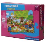 Puzzle Ferma Vesela 45 piese, Litera