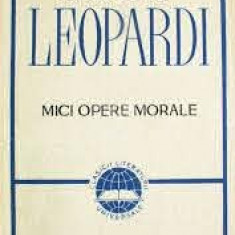 Giacomo Leopardi - Mici opere morale