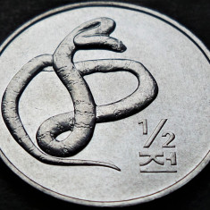 Moneda FAO 1/2 CHON - COREEA de NORD, anul 2002 * cod 4243 - UNC DIN FASIC!