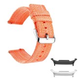 Curea material textil, compatibila cu Samsung Galaxy Watch8 Classic 46mm, Merigold Orange