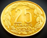 Cumpara ieftin Moneda exotica 25 FRANCI CFA - AFRICA CENTRALA (GABON), anul 1998 * 415 = UNC + LUCIU