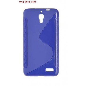HUSA SILICON S-LINE SONY XPERIA Z3 MINI / COMPACT ALBASTRU BULK foto