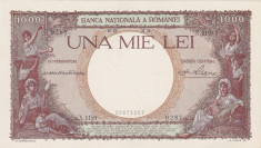ROMANIA 1000 LEI 1938 UNC foto