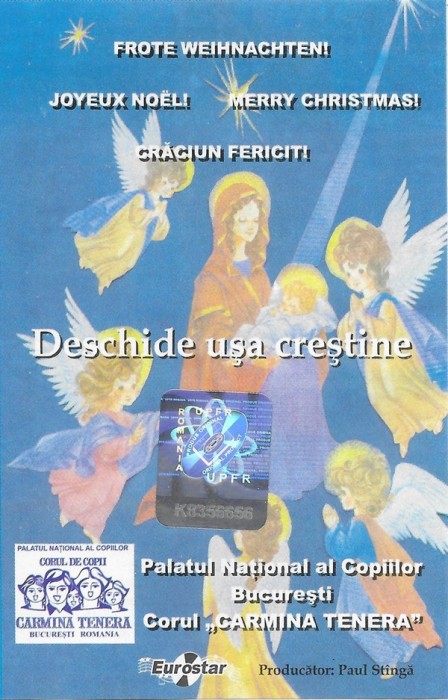 Caseta Corul &bdquo;Carmina Terena&rdquo; &lrm;&ndash; Deschide Ușa Creștine, originala