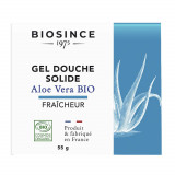 Gel de dus organic solid cu Aloe Vera, 55g, Biosince 1975