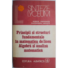Principii si structuri fundamentale in matematica de liceu. Algebra si analiza matematica &ndash; Rodica Trandafir, Alexnadru Leonte