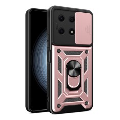 Husa Honor X8a protectie camera Techsuit CamShield Series, roz foto