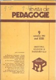 Cumpara ieftin Revista de pedagogie - septembrie 1982