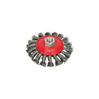 Perie circulara din sarmă cu toroane 100mm Cod: 06977 foto