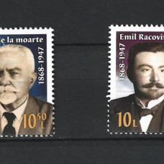 ROMANIA 2022 - EMIL RACOVITA - 75 ANI DE LA MOARTE, MNH - LP 2393