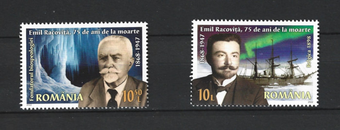 ROMANIA 2022 - EMIL RACOVITA - 75 ANI DE LA MOARTE, MNH - LP 2393