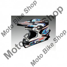 MBS SHOEI MX HELM VFX-W BLOCK PASS TC-2, blau/rot, S=55-56, 15/115, Cod Produs: 1406174SAU foto