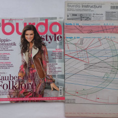 Revista BURDA STYLE, NR. 9/ 2009 CU INSTRUCȚIUNI ȘI TIPARE