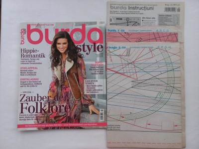 Revista BURDA STYLE, NR. 9/ 2009 CU INSTRUCȚIUNI ȘI TIPARE foto