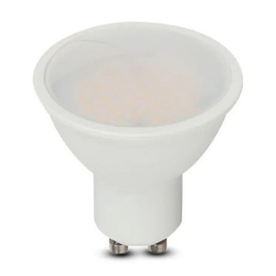 Bec spot led gu10 4.5w 4000k alb neutru, cip samsung foto