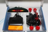 Senzori Parcare Spate Rosii RS cu Display LED, 4 Senzori, Alarma, Detectie 0.3-2m, Montaj Inclus