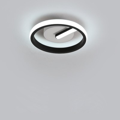 Plafoniera led Circle design 3 faze de iluminare foto