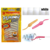 Twister Trabucco Yummy Bait Tail Dancer, alb, 3cm, 8 buc