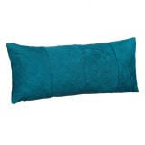 Perna Decorativa de Iarna Chenille Petrol Model Dungi 70x30 cm