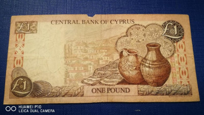 Cypru Cipru 1 Pound 1997 foto